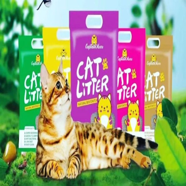 Captain Meow Bentonite Cat Litter 5L/ 10L/ 25L