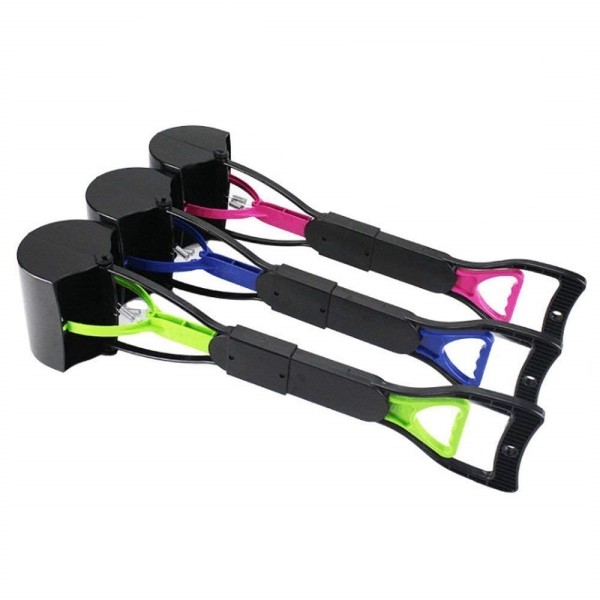 Foodie Puppies Large Size Foldable Pet Pooper Scooper Long Handle Poop Scoop Dog Sanitary Waste Pickup Removal Suitable for Any Dogs