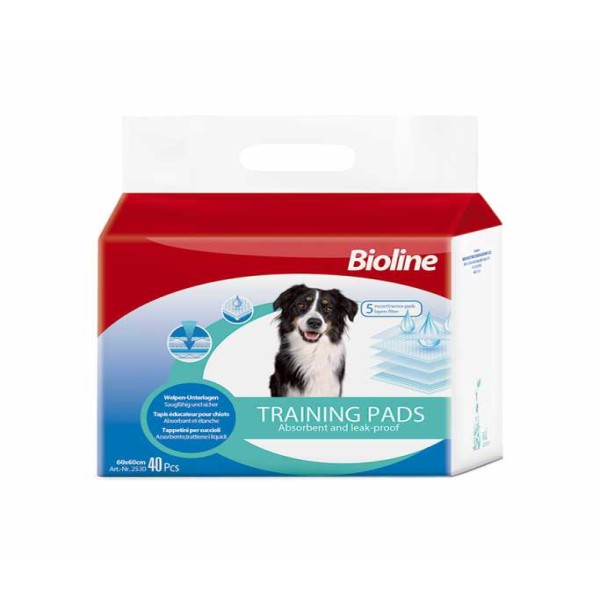 Bioline Dog Training Pads (60x60cm) 40pcs