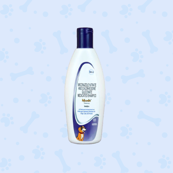 Micodin Medicated Anti Bacterial & Anti Fungal Shampoo for Cats & Dogs 200ml