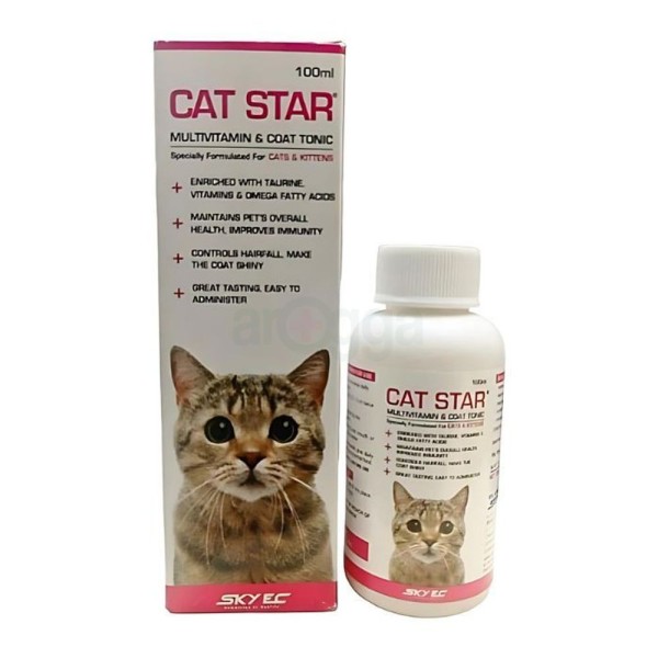 Cat Star Multivitamin & Coat Tonic Vitamin Syrup - 100ml
