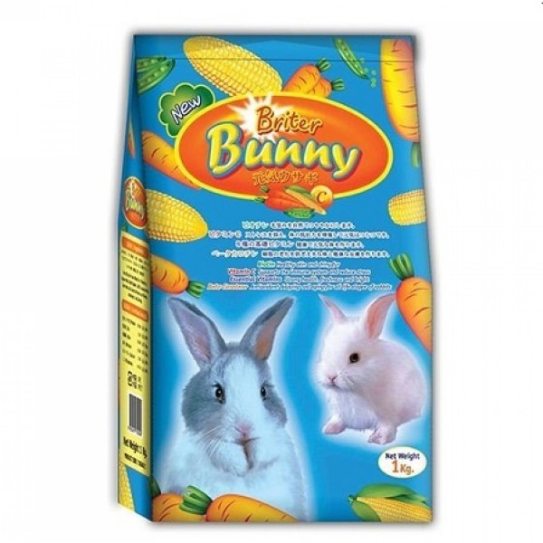 Briter Bunny Rabbit Food Vegetable Diet Small Animal Pets Carrot & Alfalfa 1kg