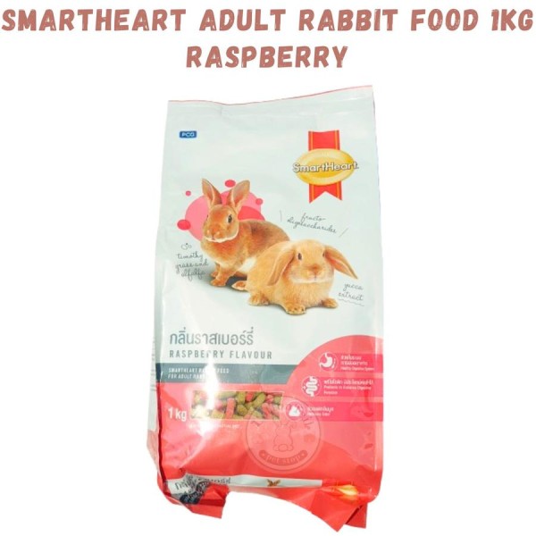 SmartHeart Rabbit Food Rasberry Flavour 1kg