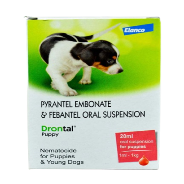 Drontal Puppy Deworming Syrup 20ml For Puppy Dog