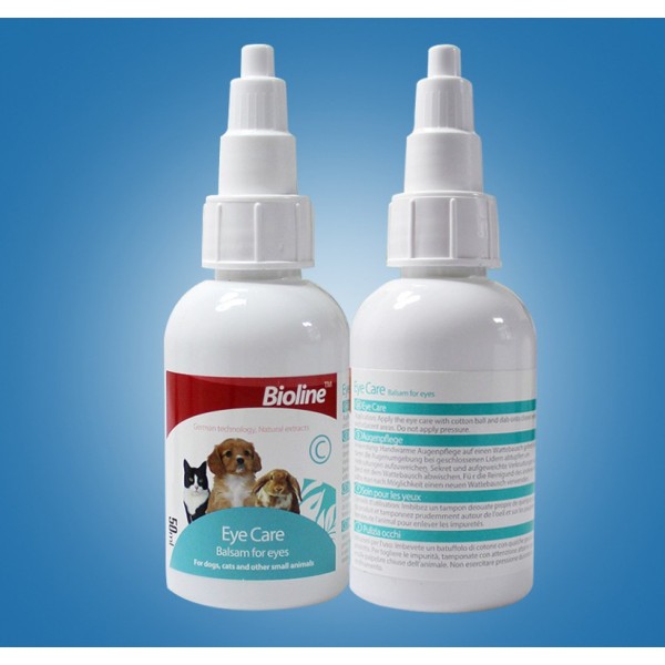 Bioline Eye Care Drop For Cats, Dogs, Rabbit & Small Animal 50ml