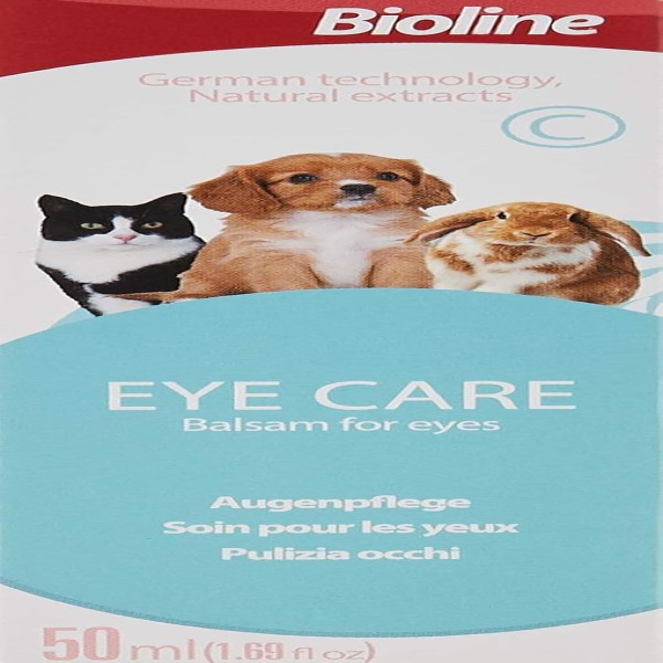 Bioline Eye Care Drop For Cats, Dogs, Rabbit & Small Animal 50ml