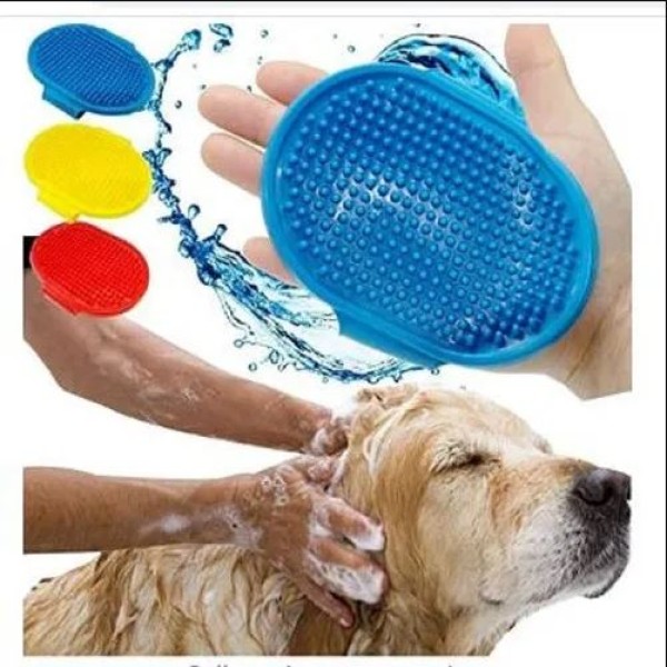 Pet Shampoo Bath Brush Shedding Soothing Massage For Cats & Dogs