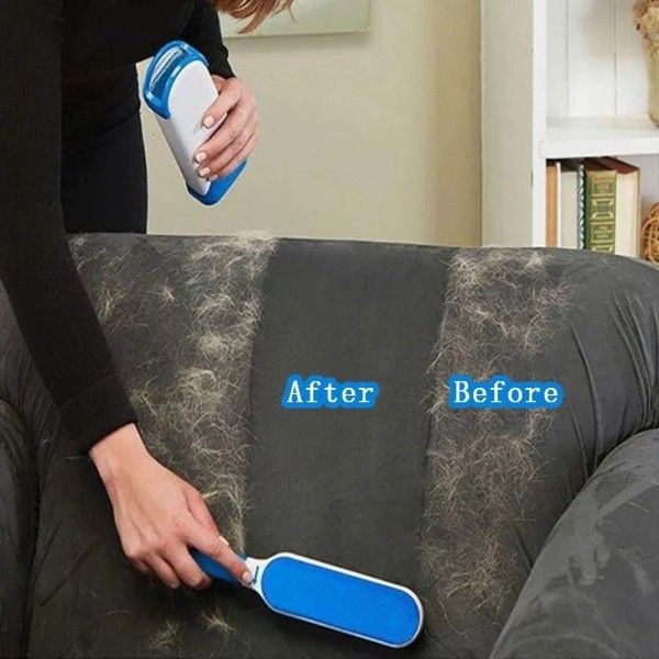 Pet Dog Cat Hair Remover, No Refilling or Residues, Improved Reusable Brush