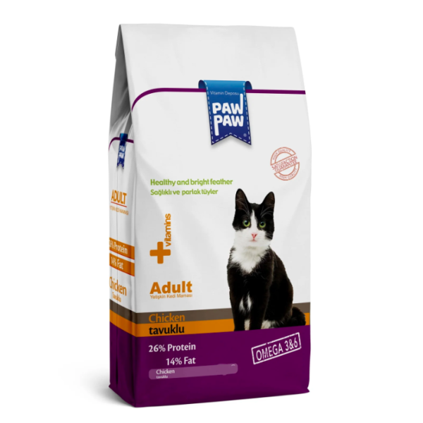 Paw Paw Adult Dry Cat Food Chicken 1.5KG