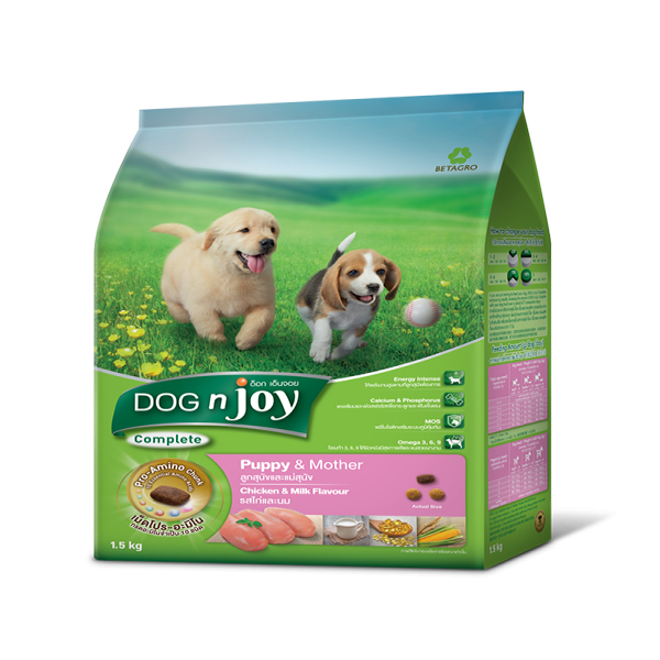 Dog n Joy Puppy and Mother Dry Dog Food - Chicken and Milk Flavor 3kg