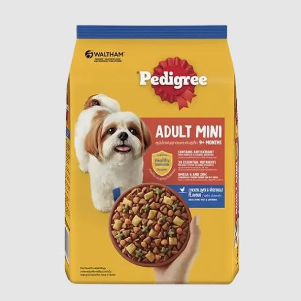 Pedigree Adult Mini Dry Dog Food - Chicken, Liver & Vegetables 2.7kg | All Small Breed Dogs