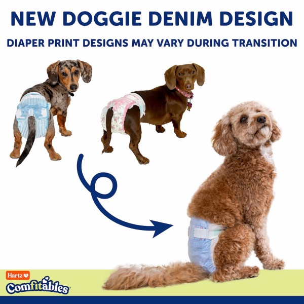 Pet Soft Pet Disposable Female Puppy Dog Diaper 12pcs pack