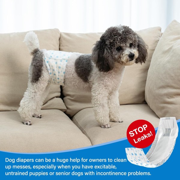 Pet Soft Disposable Male Wrap Dog Diaper 10pcs Pack