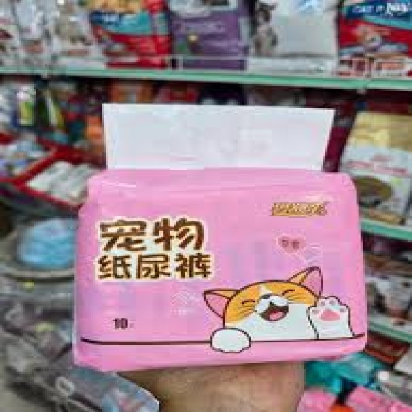 Pet Soft Pet Disposable Diaper For Cat & Puppy Dog 10pcs pack