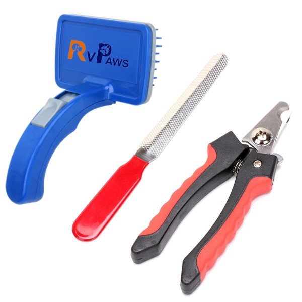 2 in 1 Grooming Glove and Nail Cutter For Dogs and Cats