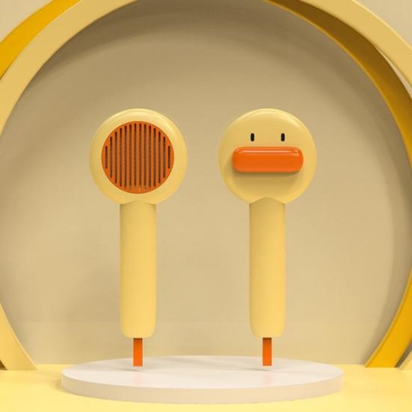 Pet Comb Cartoon Duck Shape Cats Dogs Hair Removal Brush