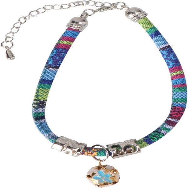 1Pc Bell Collar Cat Necklace Pet Bell Necklace Cat Crystal Collars Small Puppy