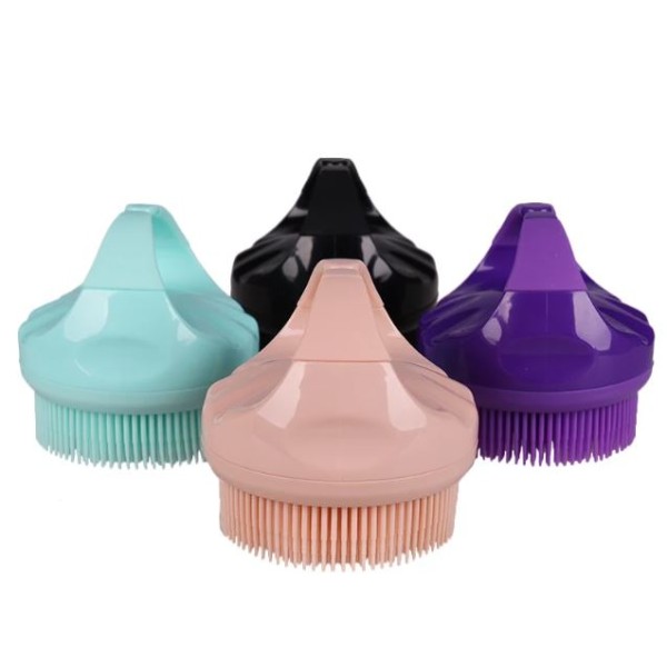 Silicone Body Scrubber Bath Shower Brush For Cats & Dogs