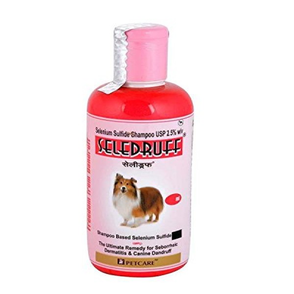 Seledruff Selenium Sulfide Shampoo USP 2.5% For Dogs 200ml