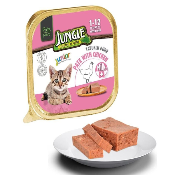 Jungle Pate Junior with Chicken 100g | Kitten Cat Wet Food