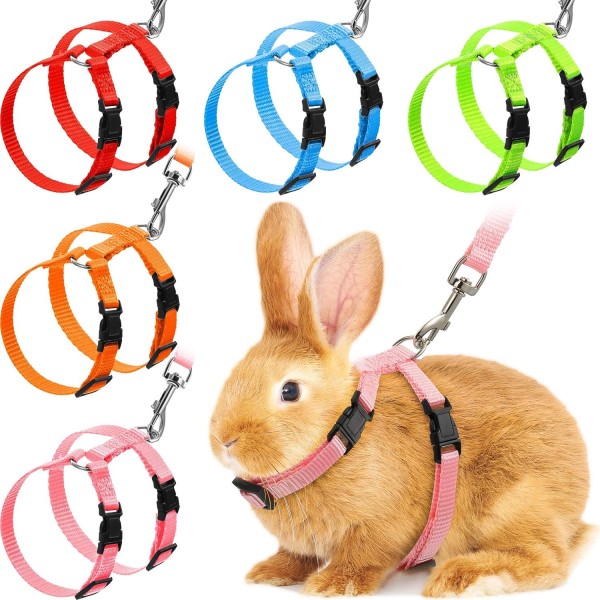 Adjustable Rabbit Harness and Leash Set