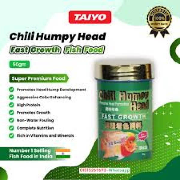 Taiyo Chilli Humpy Head Fish Food 50gm