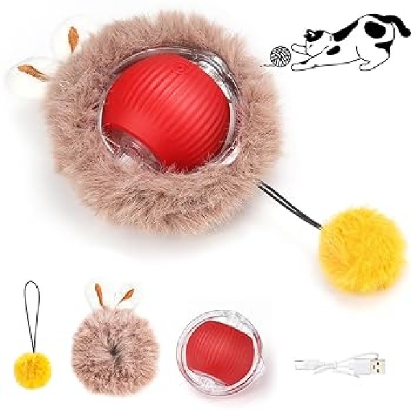 Pet Hunting Rechargeable Electric Toy Ball For Cat & Small Dog | Rechargeable