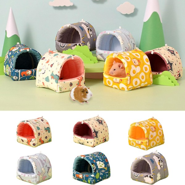 Bird Hammock Bed Small Animal House Lovely Print Hanging Bed