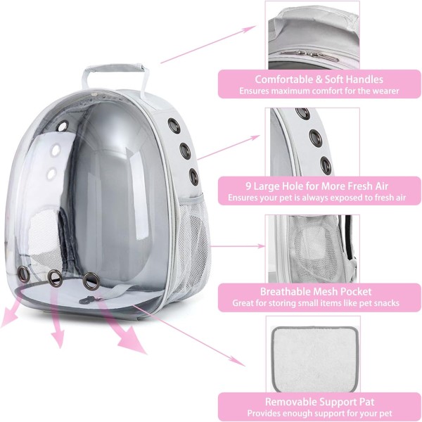 Pet Carrier Backpack For Rabbit & Small Animal