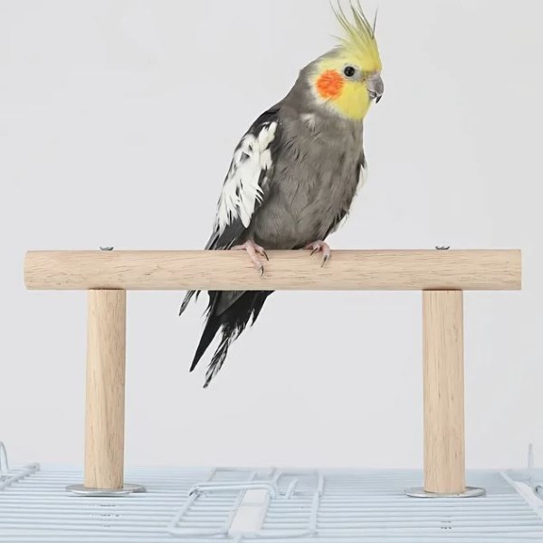 Wooden Bird Perch Stand Parrot Toys For Standing Playing Bird