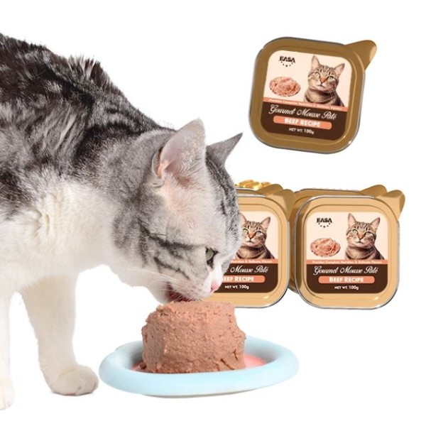 Easa Gourmet Mousse Pate Food For All Age Cats 100g | Cat Wet Food