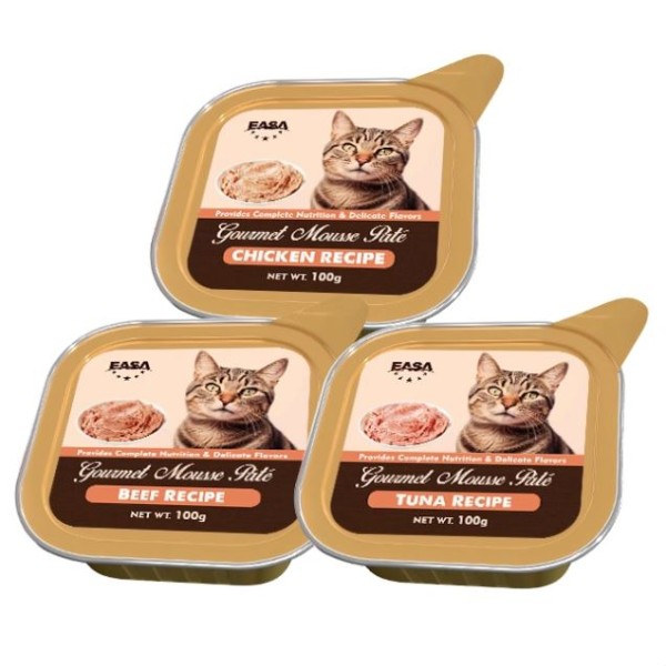Easa Gourmet Mousse Pate Food For All Age Cats 100g | Cat Wet Food