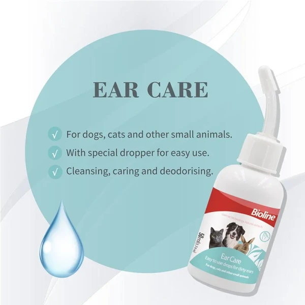 Bioline Pet Ear Care Drops 50ml