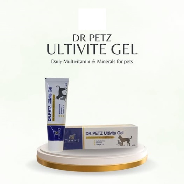 DR. PETZ Ultivite Gel 60gm For Cats & Kitten