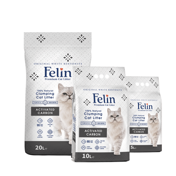 Felin Premium Bentonite Cat Litter Clumping 99.5% Dust Free 5L/10L