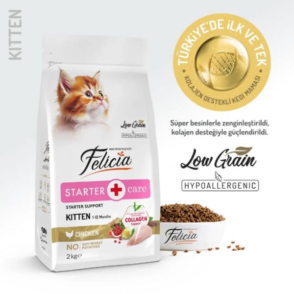 Felicia Collagen Supported Hypoallergenic Chicken Kitten Food