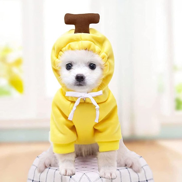 Pet Cat Puppy Hoodies Stylish Cute Animal Warm Cat Costume Pet Funny Hoodie Sweater