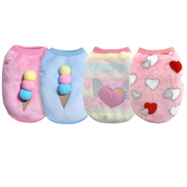 Cat Colourful Pet Sweater Sleeveless Dress / sweater Soft and Comfortable