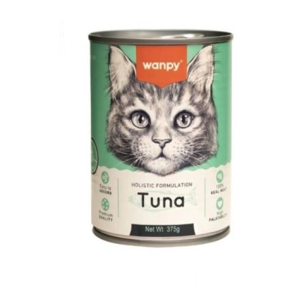 Wanpy Holistic Formulation Cat Can Food Tuna 375g