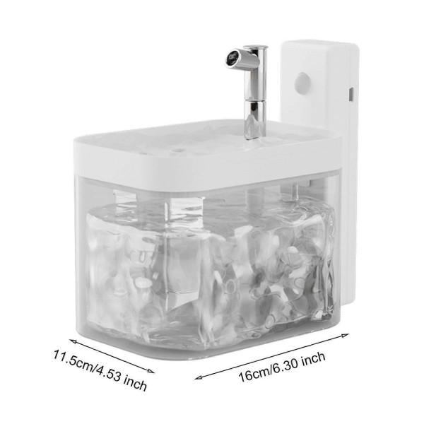 Wireless Cat Water Fountain 1.5L USB Rechargeable
