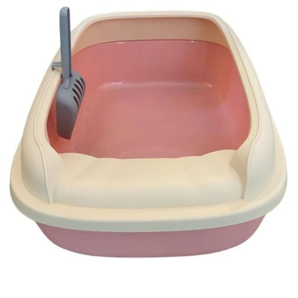 Large Cat Litter Box (65cm Long, 46cm Wide, and 22cm High)
