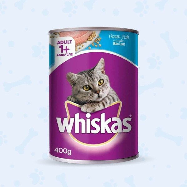 Whiskas Adult Cat Can Food Ocean Fish 400g