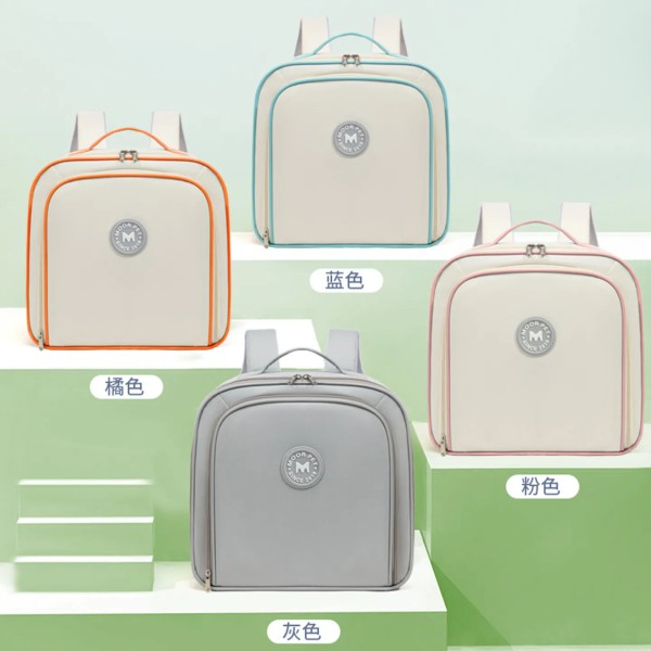 Portable Pet Backpacks for Cats and Dogs - Breathable Mesh Expandable Large Capacity Double Shoulder Carrier