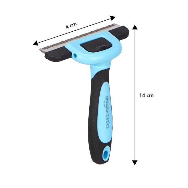 Deshedding Tool for Pet Dog Cat Grooming | Removes Loose Hair, Mats, Tangles, and Dirt
