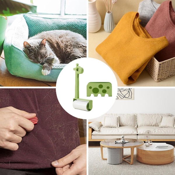 Reusable Lint Brush Tool for Animal | Animal Hair Removal Brush for Dogs and Cats