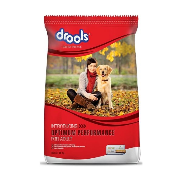Drools Optimum Performance Real chicken Adult Dog Food 20kg