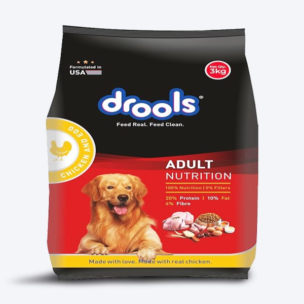 Drools Chicken & Egg Adult Dog Food 3kg