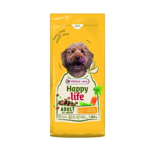 Happy Life Adult With Chicken Dry Dog Food 12.5kg