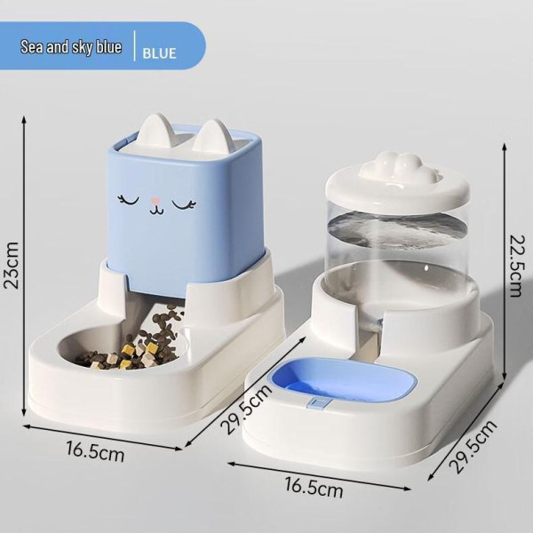 Automatic Cat Feeder & Water Dispenser Set