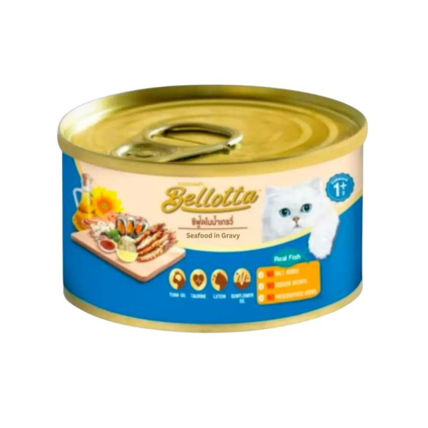 Bellotta Adult Can Food Seafood In Gravy 85g